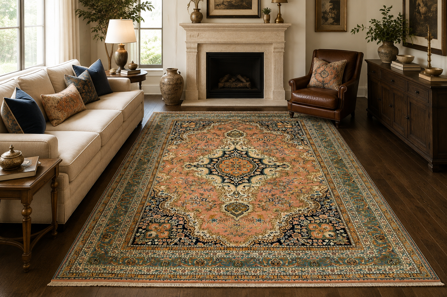 Antique Turkish Wool Rug