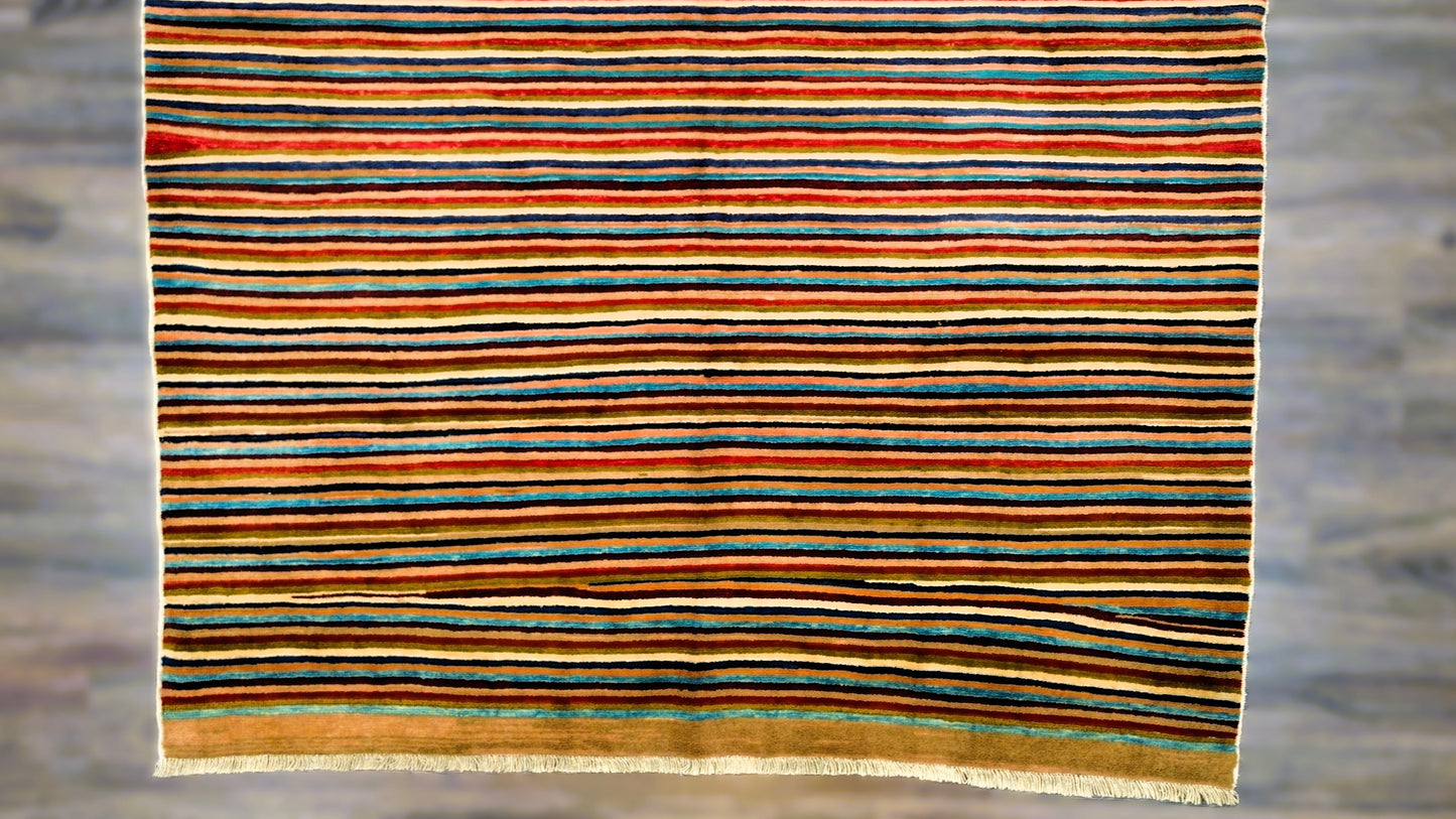 Afghani Gabba Hand Woven Wool Rug