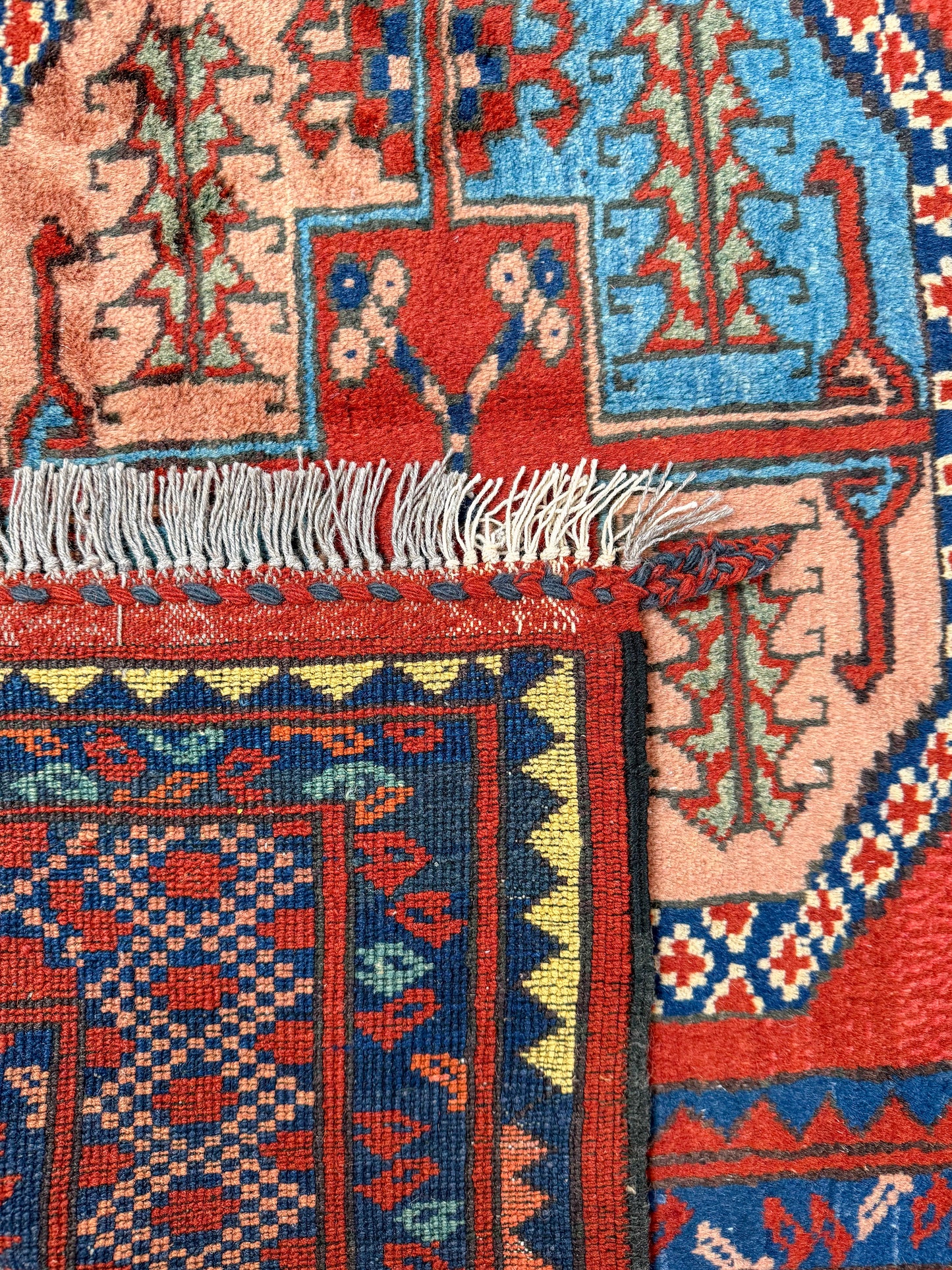 Hand Knotted Kazak Pile Rug