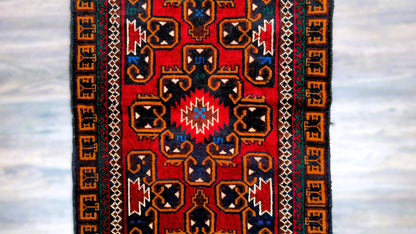 Afghani Hand Woven Wool Runner