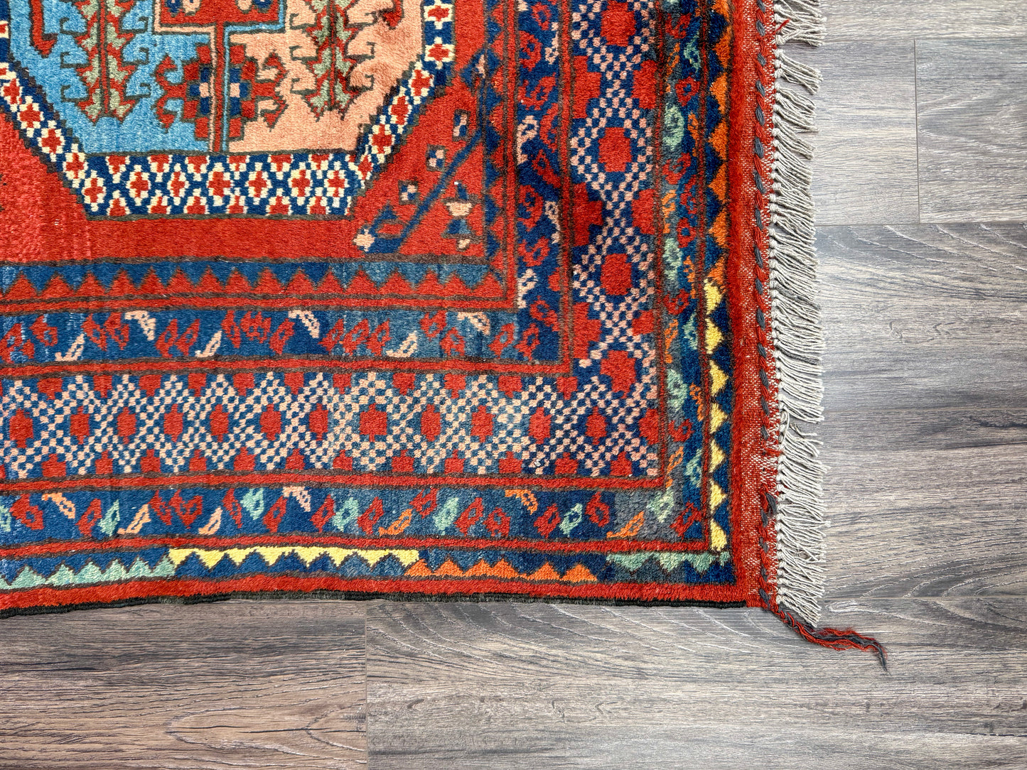 Hand Knotted Kazak Pile Rug