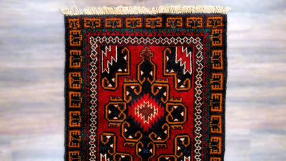 Afghani Hand Woven Wool Runner