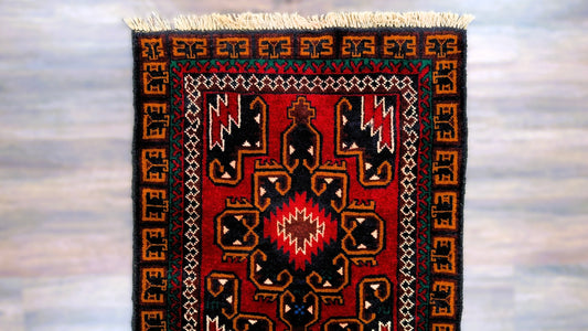 Afghani Hand Woven Wool Runner