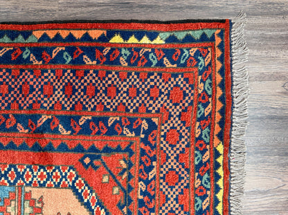 Hand Knotted Kazak Pile Rug